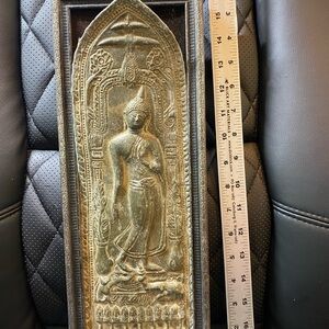 Gold Buddha Relief Wall Art